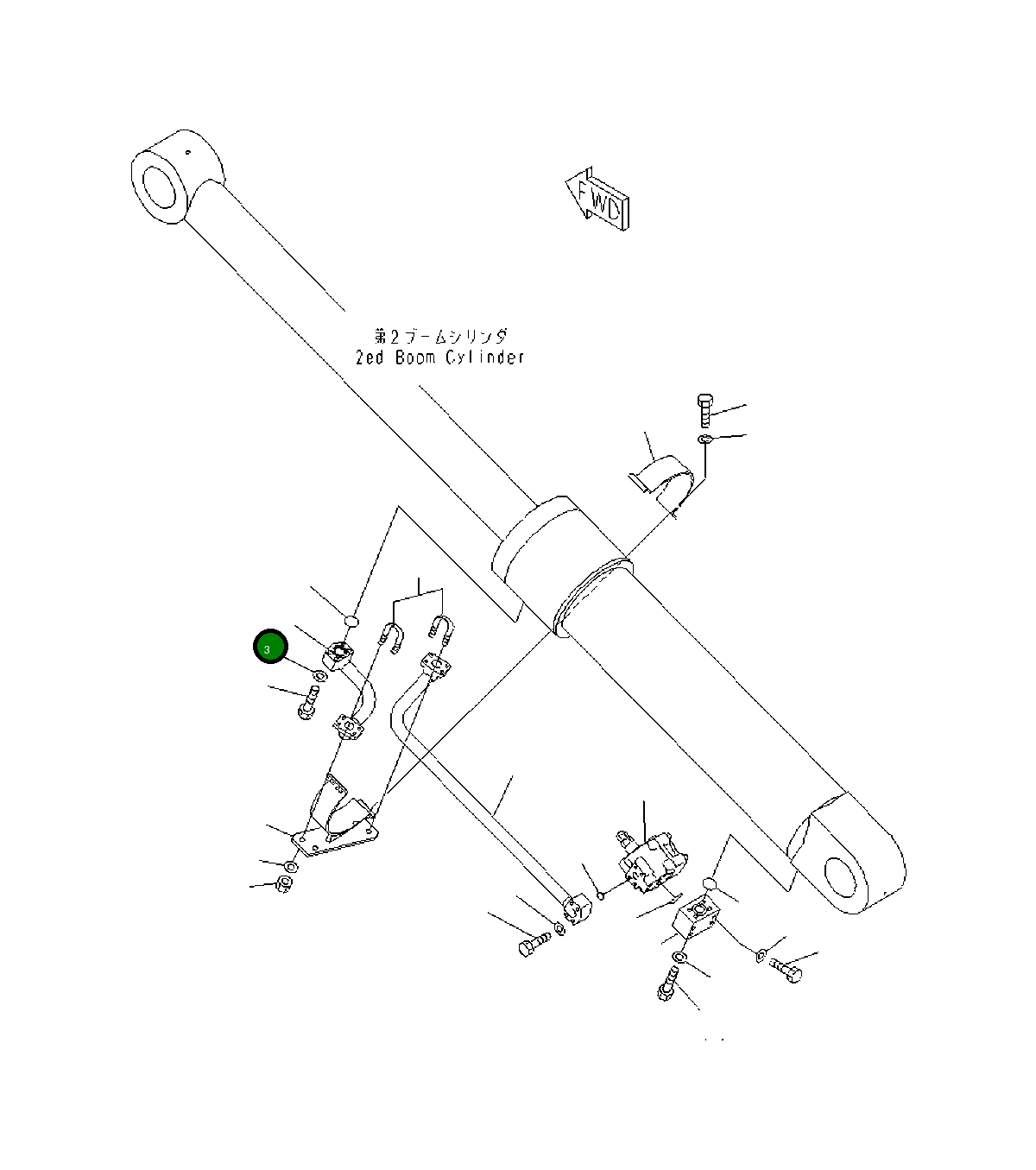 Шайба 0164351032 Komatsu
