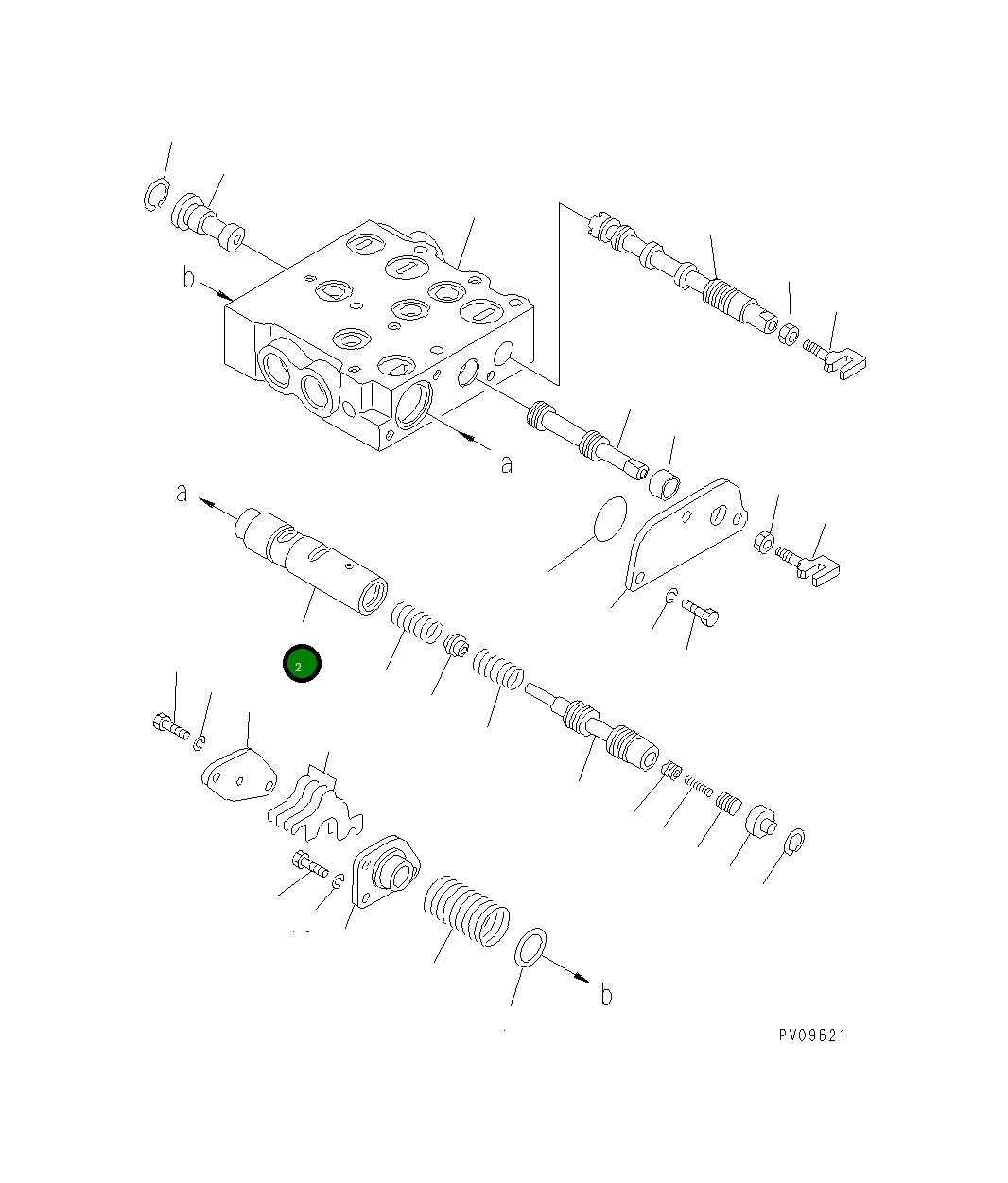 Клапан 125-15-15210 Komatsu