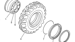 Шина 232-30-54310 Komatsu