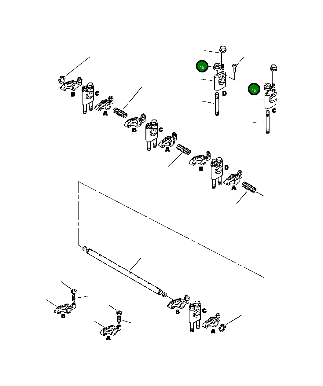 Гайка YM263660-80002 Komatsu