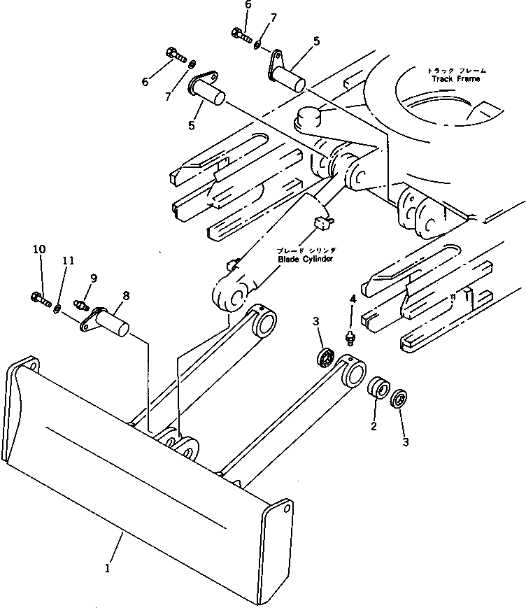 Палец 21S-71-11120 Komatsu