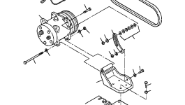 Ремень компрессора кондиционера 424-963-A730 Komatsu