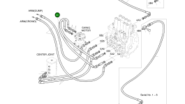 Шланг (90-90) PF1/2-850L 2184-1061D233 Komatsu