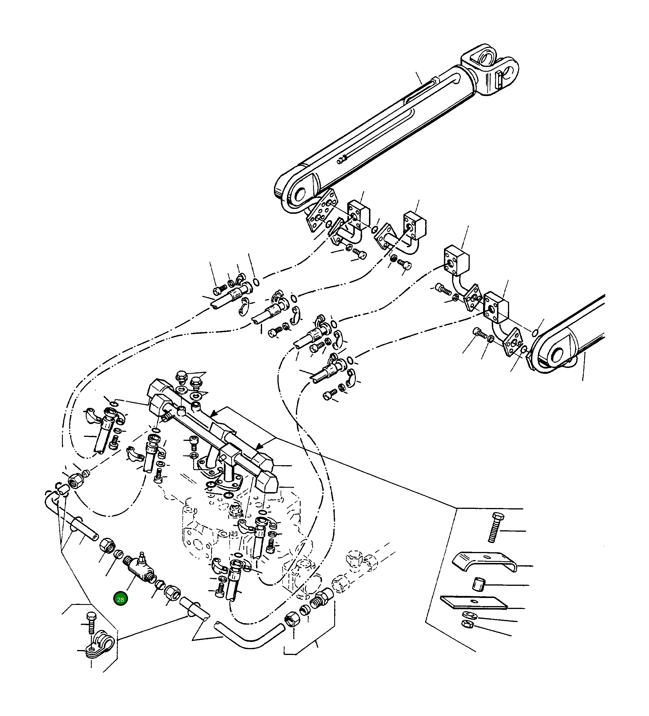 Шаровой клапан 2994762M91 Komatsu