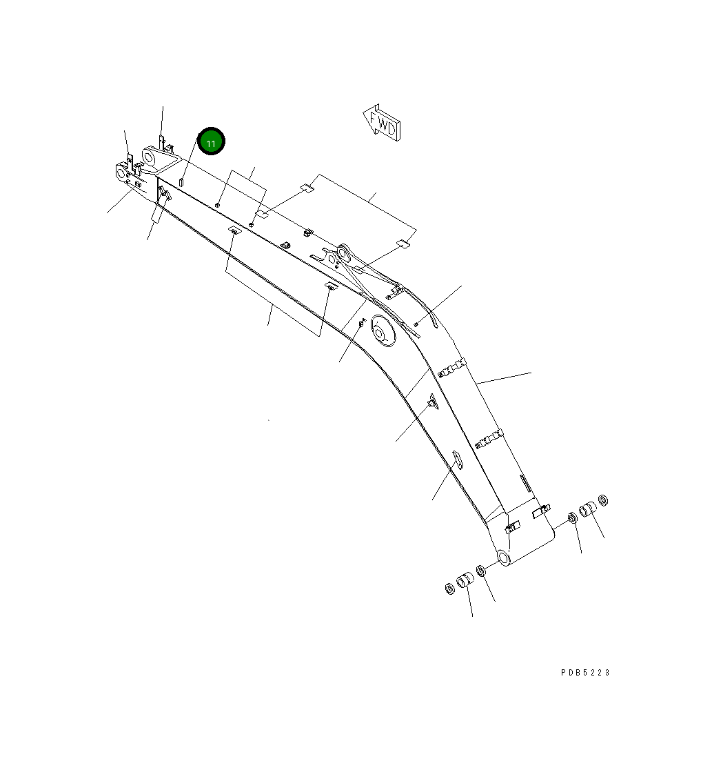 Сиденье 20Y-70-21C60 Komatsu