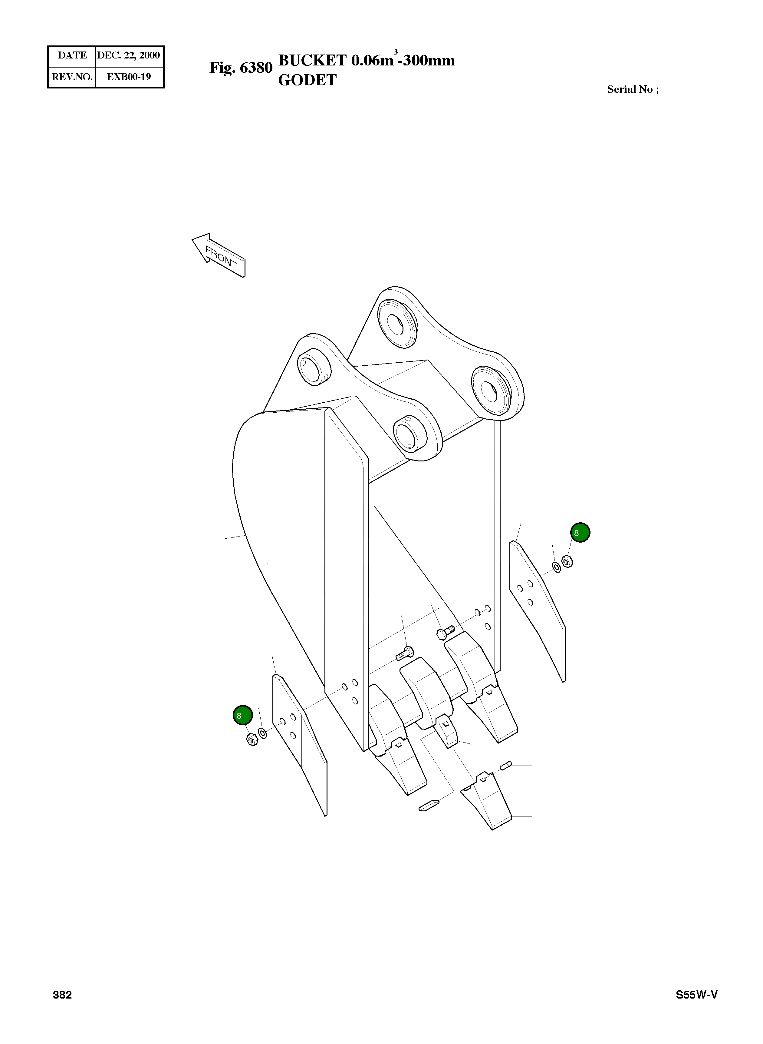 Гайка M16X1.5 S4012923 Komatsu