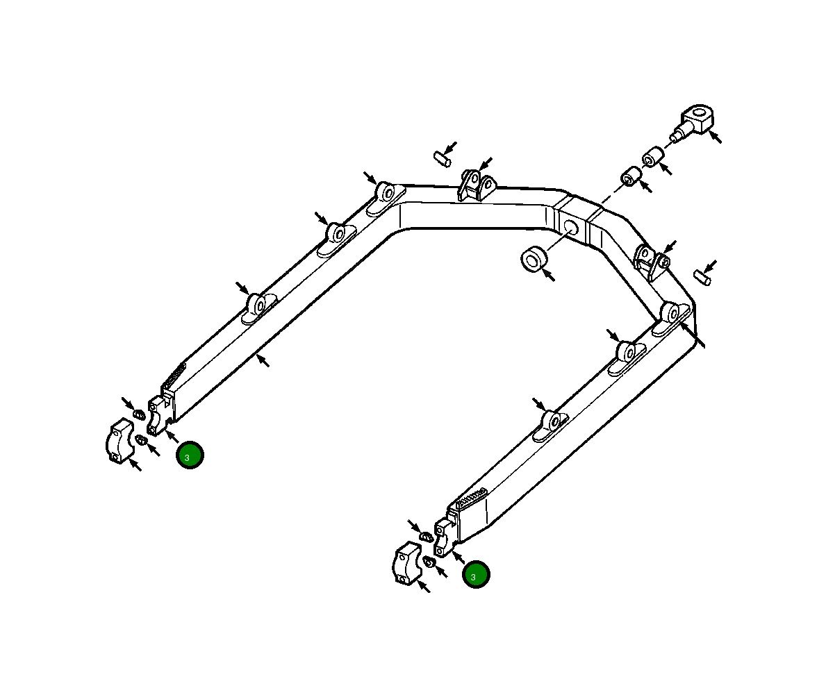 Подшипник цапфы 342 211 R1 Komatsu