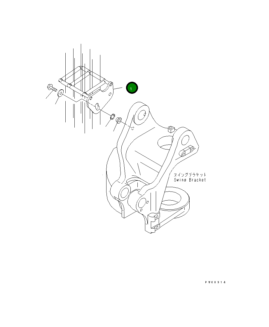Хомут 22M-973-1162 Komatsu