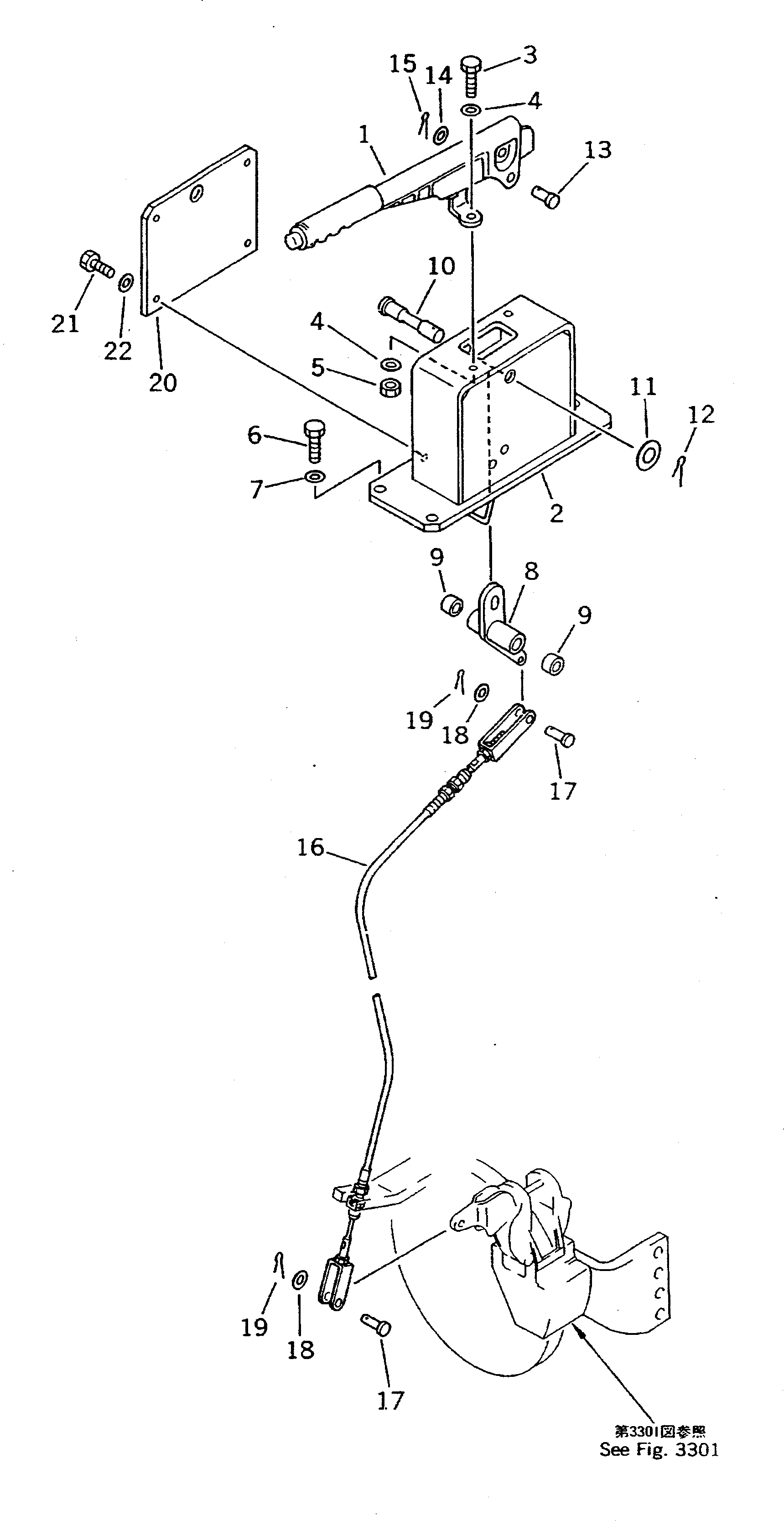 Кабель 415-22-16171 Komatsu