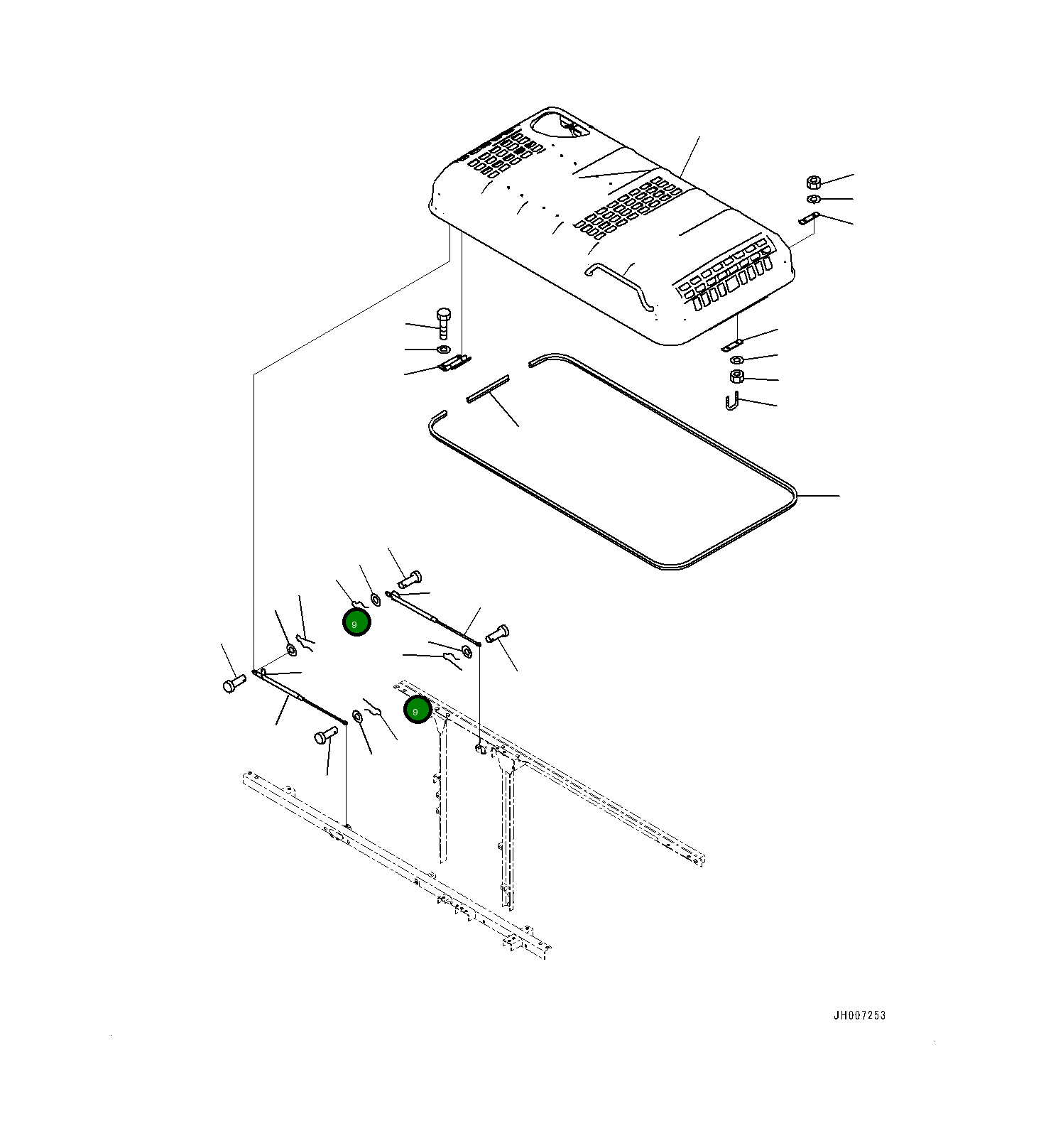 Шайба 0164020816 Komatsu