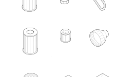 Фильтр моторного масла 119305-35150 Komatsu