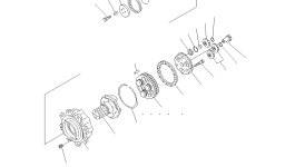 Роликовый подшипник TZ500S1032-00 Komatsu