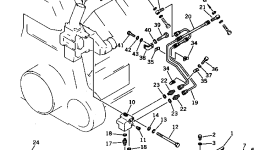 Кронштейн 6164-71-6691 Komatsu