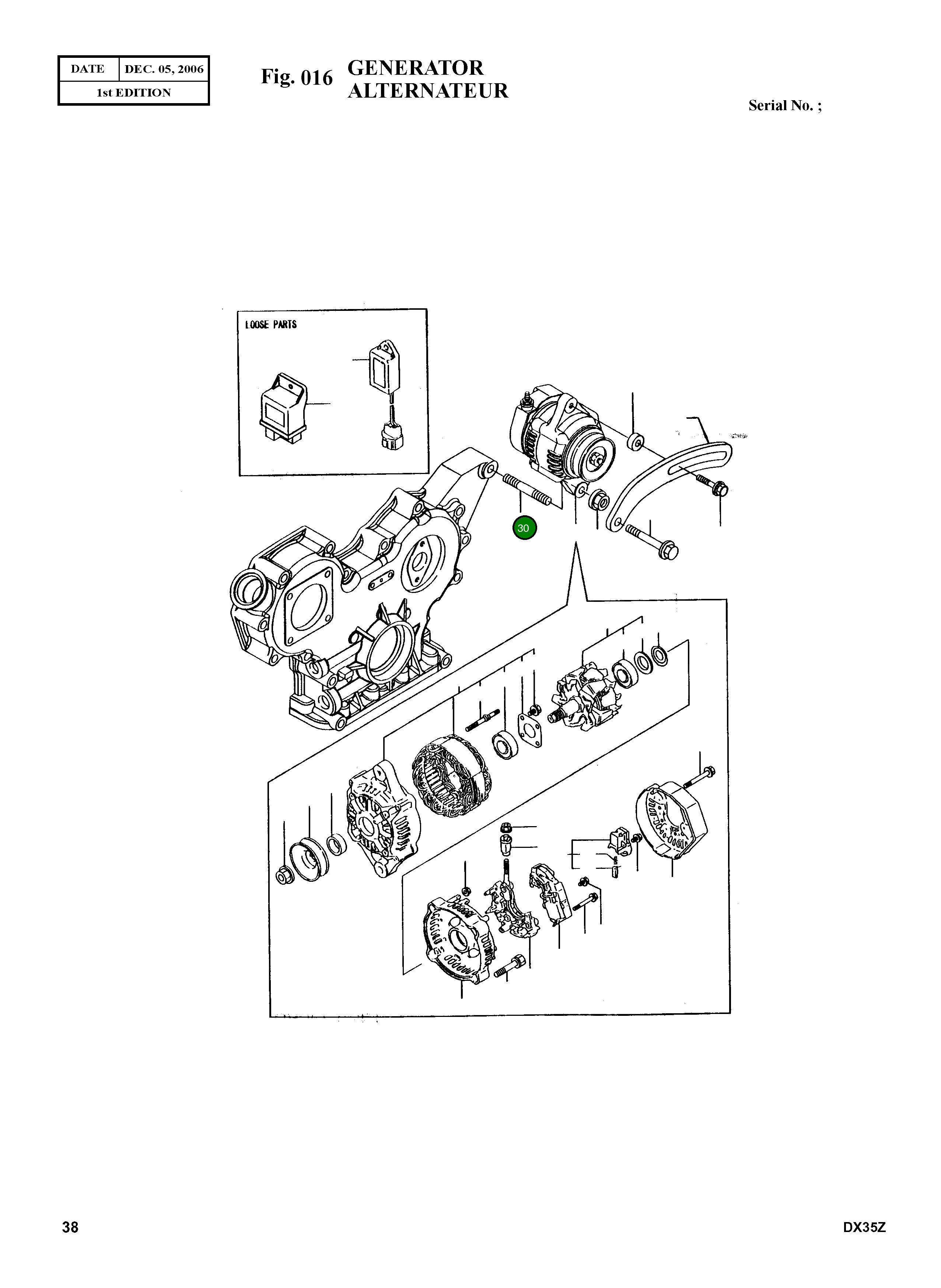 Шпилька K9004795 Komatsu