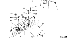 Отвал в сборе 12F-72-41110 Komatsu