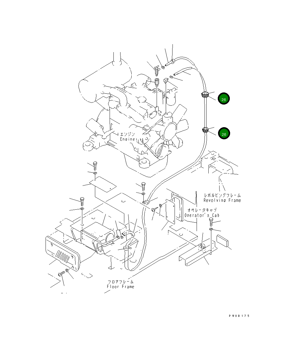 Хомут 201-977-7250 Komatsu