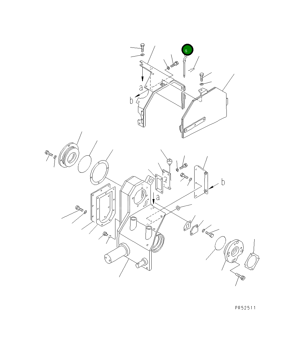 Штанга 26A-70-13290 Komatsu