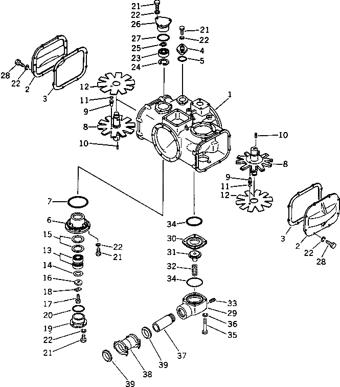Отвал в сборе M721156012230 Komatsu
