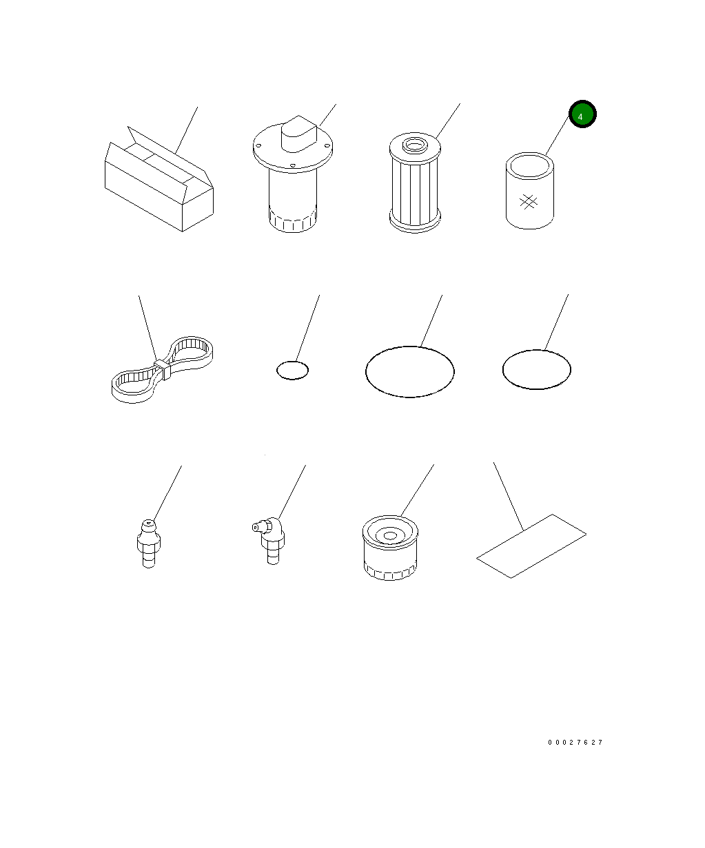 Фильтр YM2712905255630 Komatsu