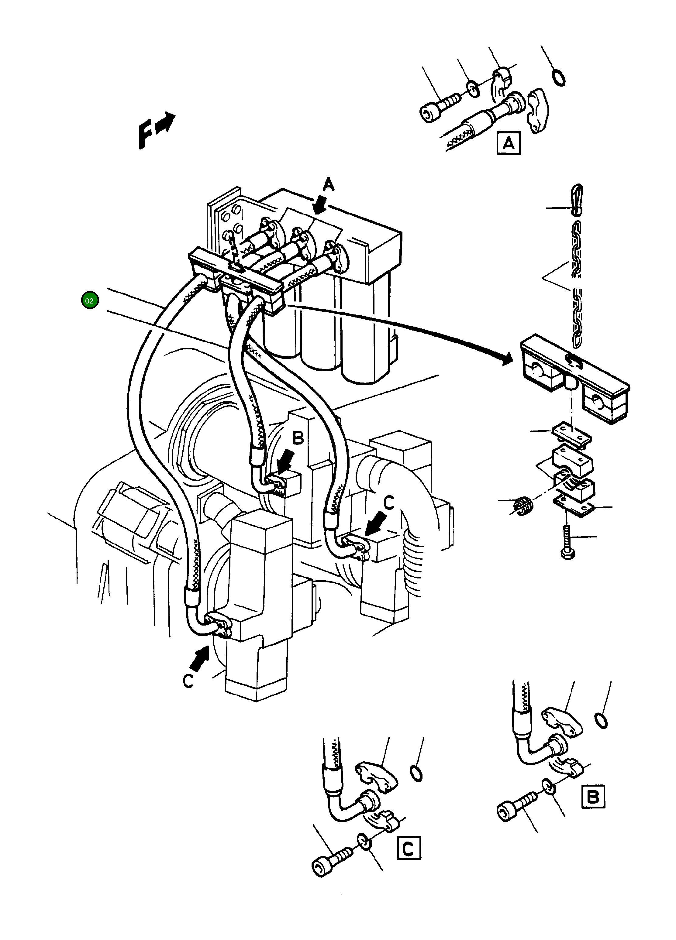 Шланг в сборе DN 40x2550 270 556 40 Komatsu