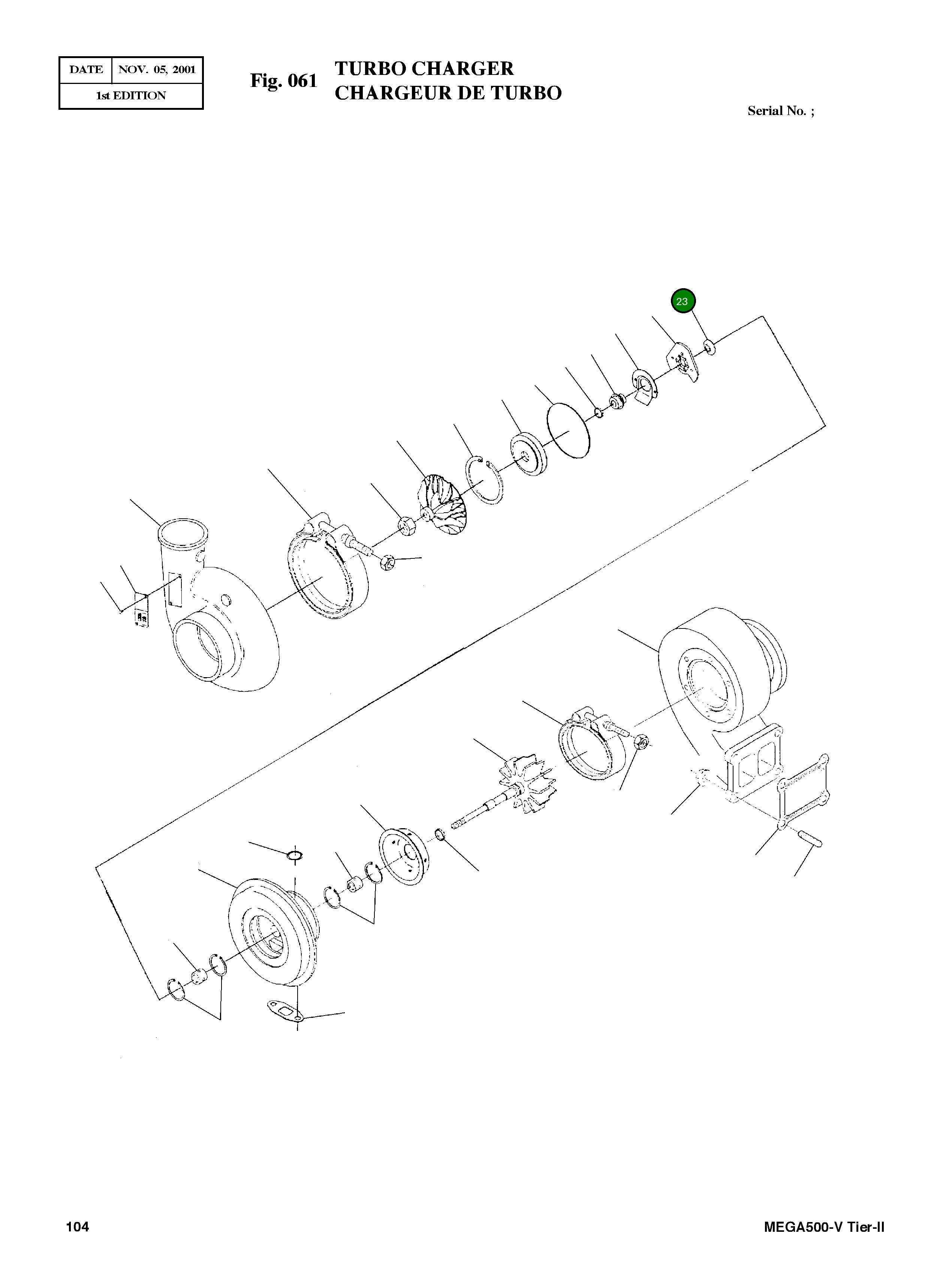 Втулка 3534109 Komatsu