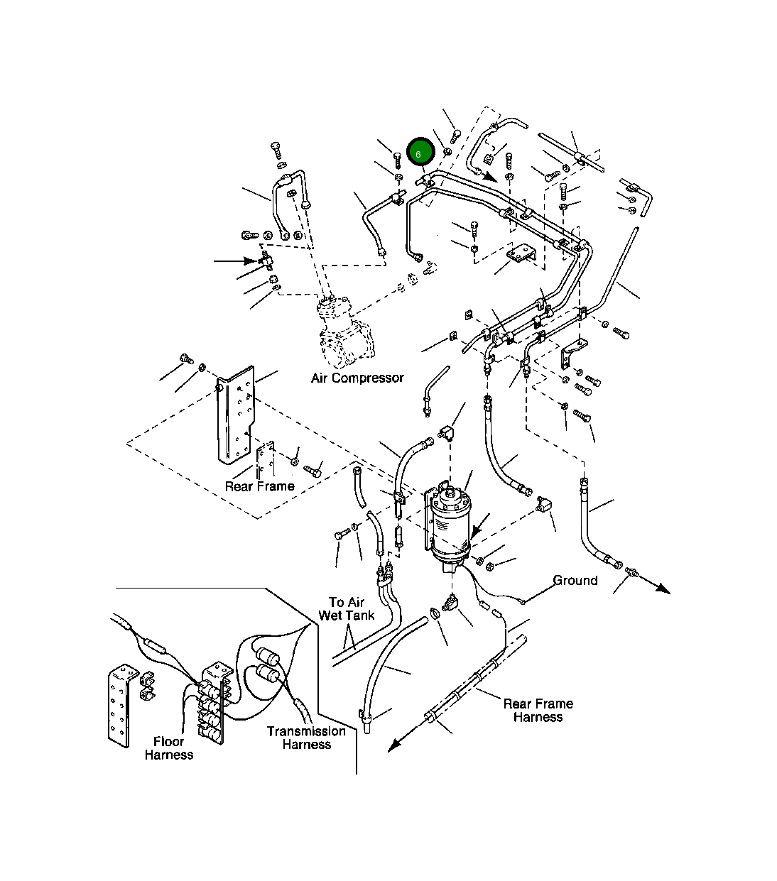 Хомут 08033-01510 Komatsu