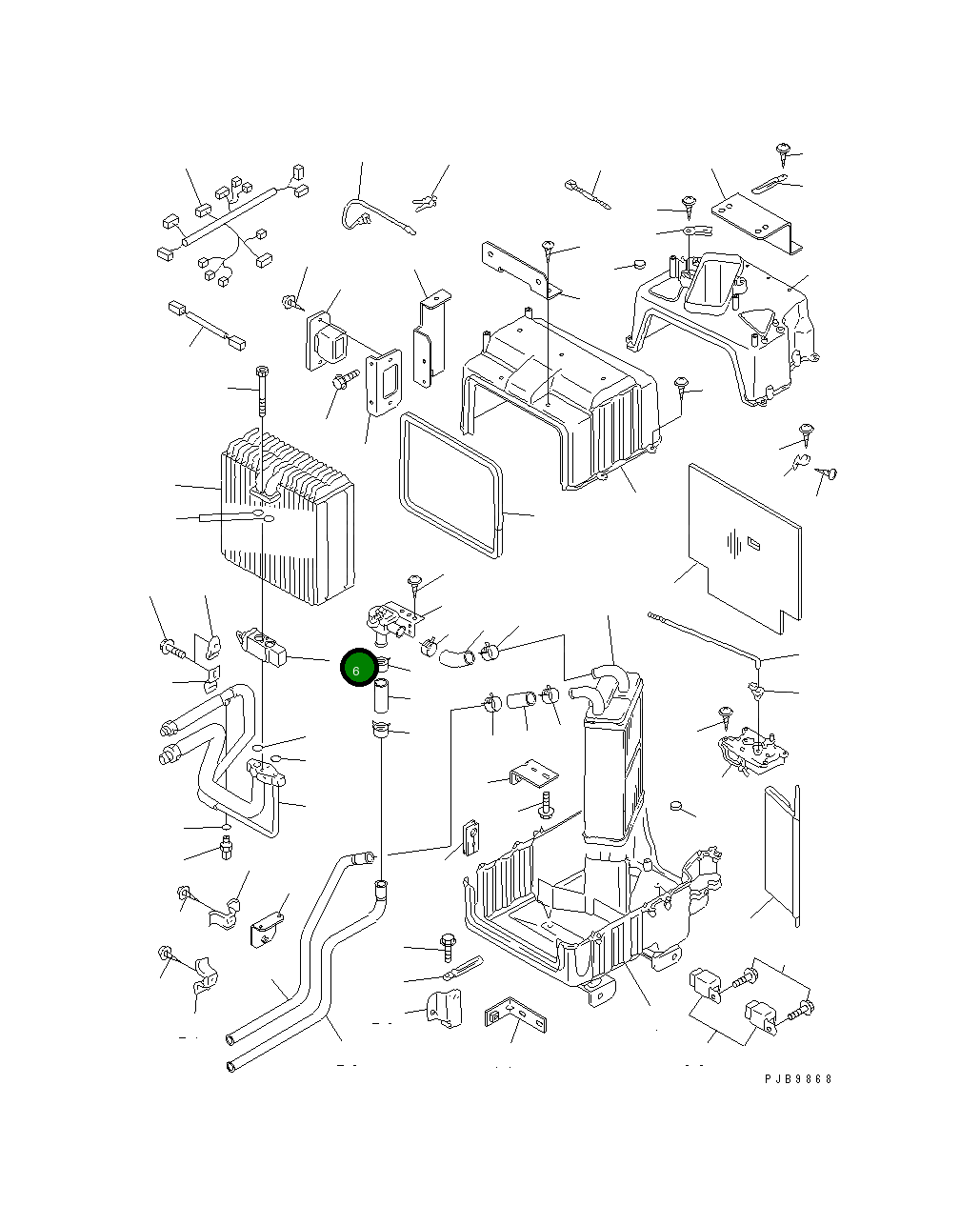 Клапан ND447500-1031 Komatsu
