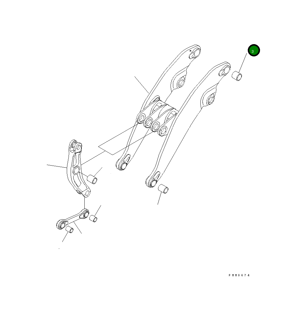 Втулка 42C-70-11343 Komatsu