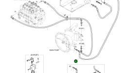 Шланг PF1/2-1100L 2184-1060D183 Komatsu