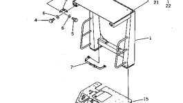 Крыша 232-957-2122 Komatsu