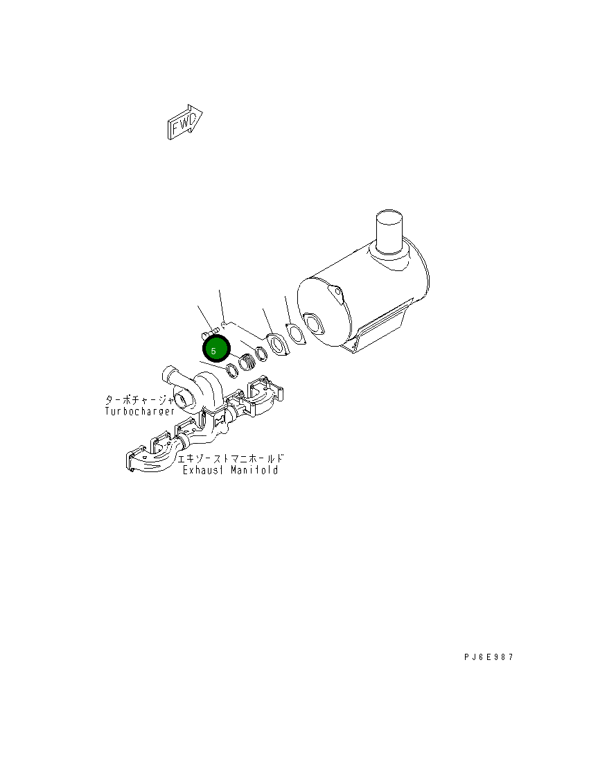 Шарнир 6162-13-5240 Komatsu