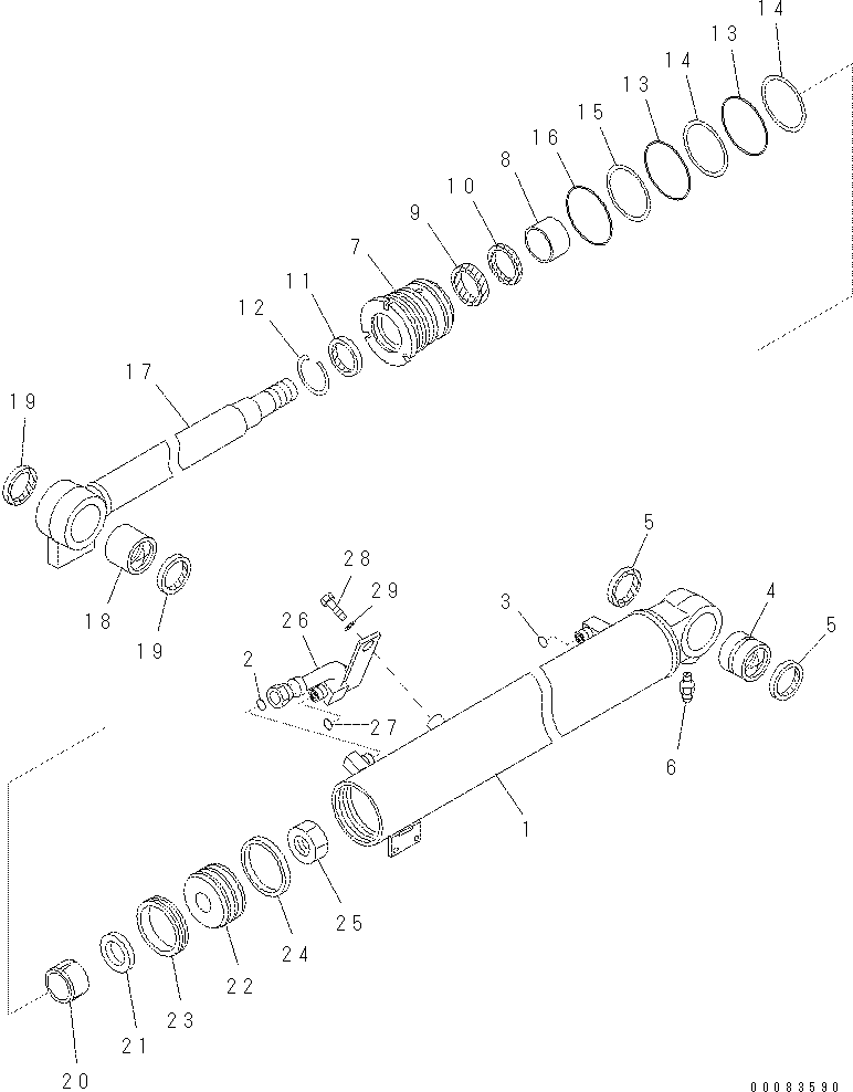 Гайка 707-67-30920 Komatsu