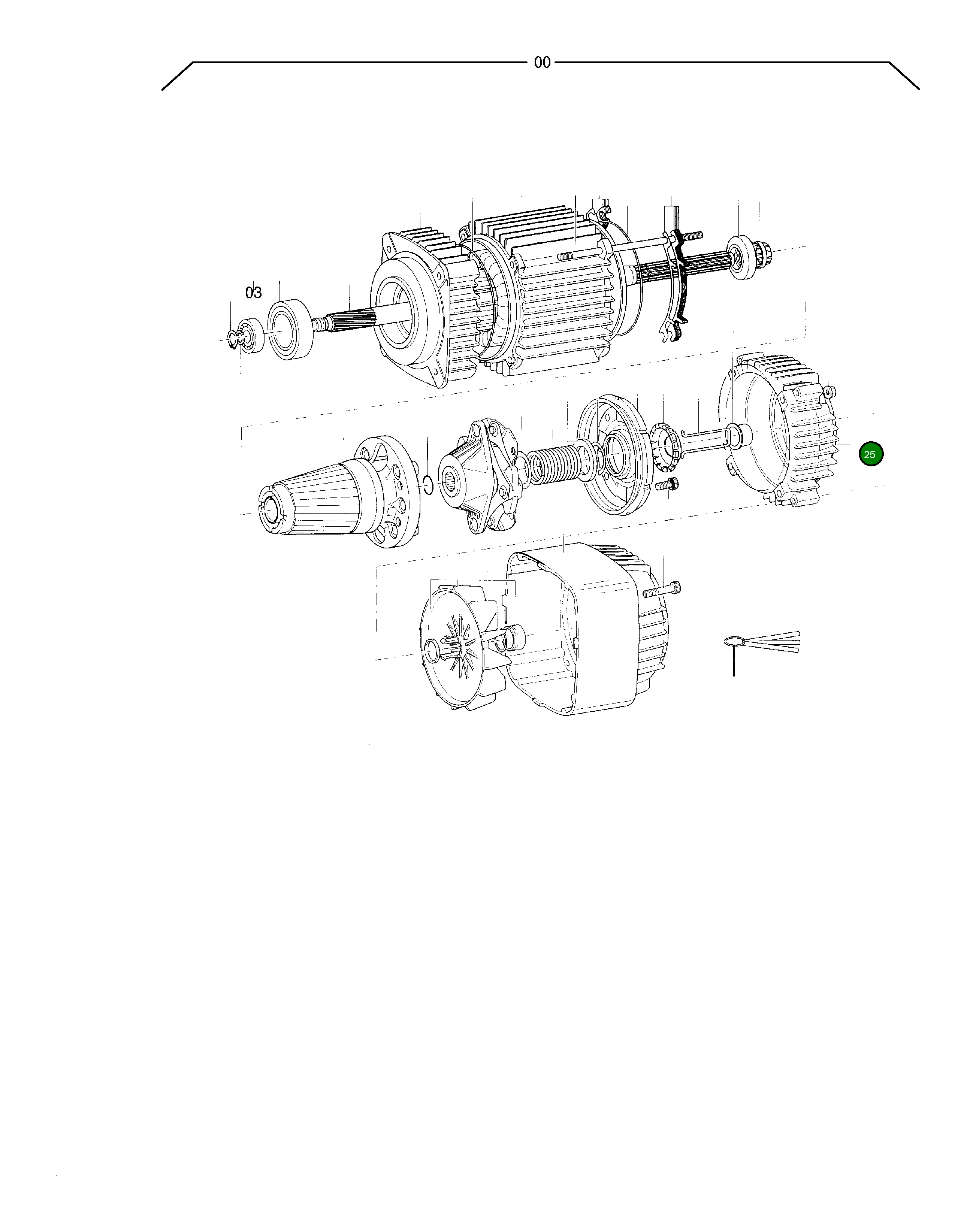 Опорная пластина подшипника в сборе 769 446 73 Komatsu