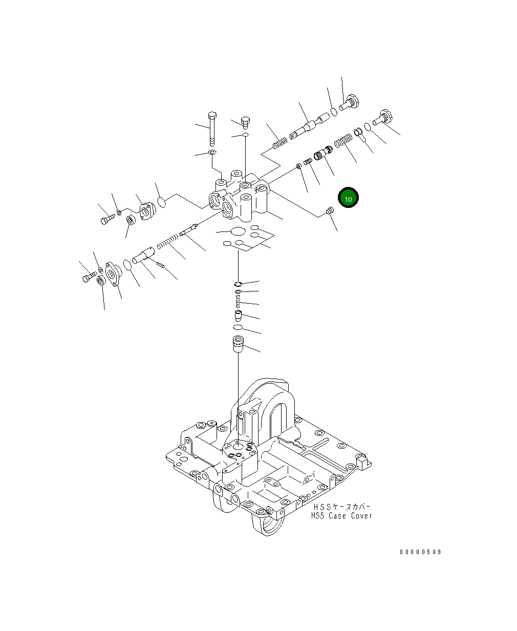 Клапан 154-22-21310 Komatsu