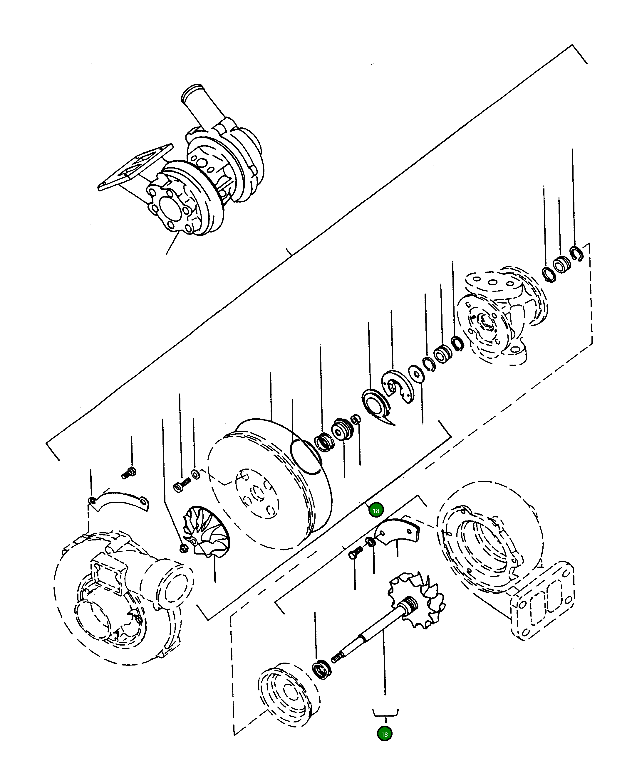 Ремкомплект 4912008M91 Komatsu