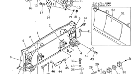 Отвал с наклоном в сборе 15A-71-13100 Komatsu