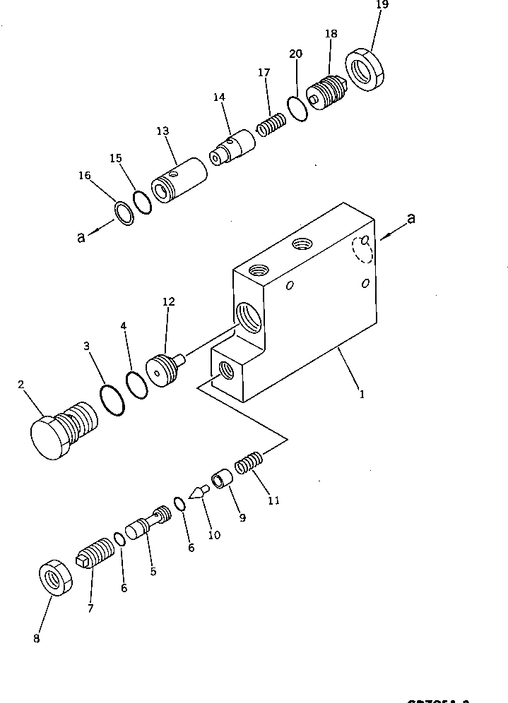 Гайка 15830-12012 Komatsu