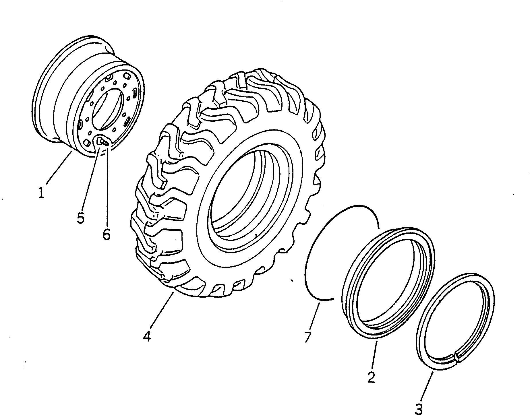 Шина 232-30-54310 Komatsu