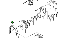 Многоручьевой приводной ремень 1257 767 H1 Komatsu