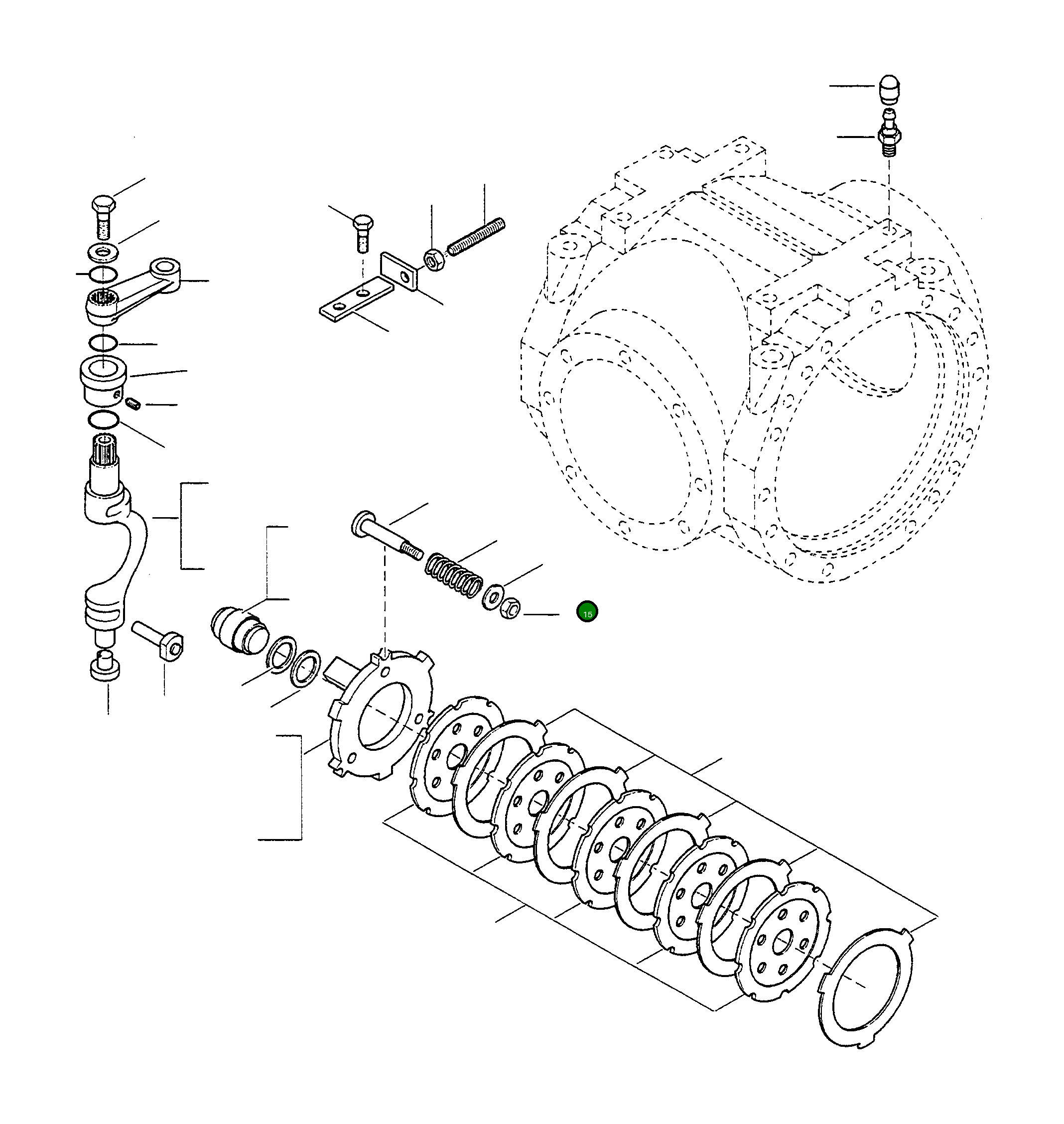 Гайка 4917061M1 Komatsu