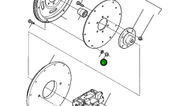 Стопорная гайка 17 044 Komatsu