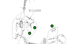 Шланг в сборе, 3000MM 208-62-62780 Komatsu