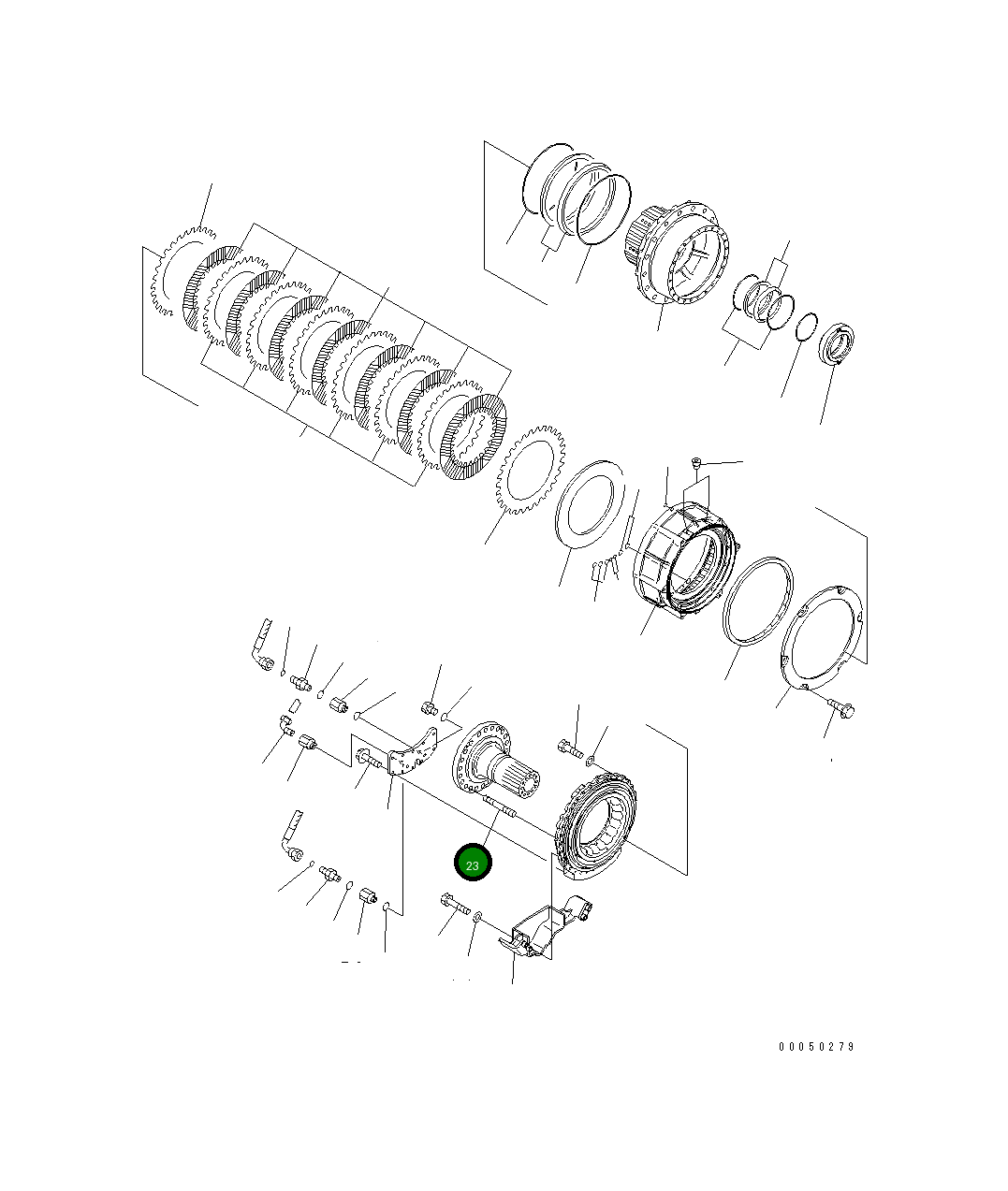 Шпилька 01144-32090 Komatsu