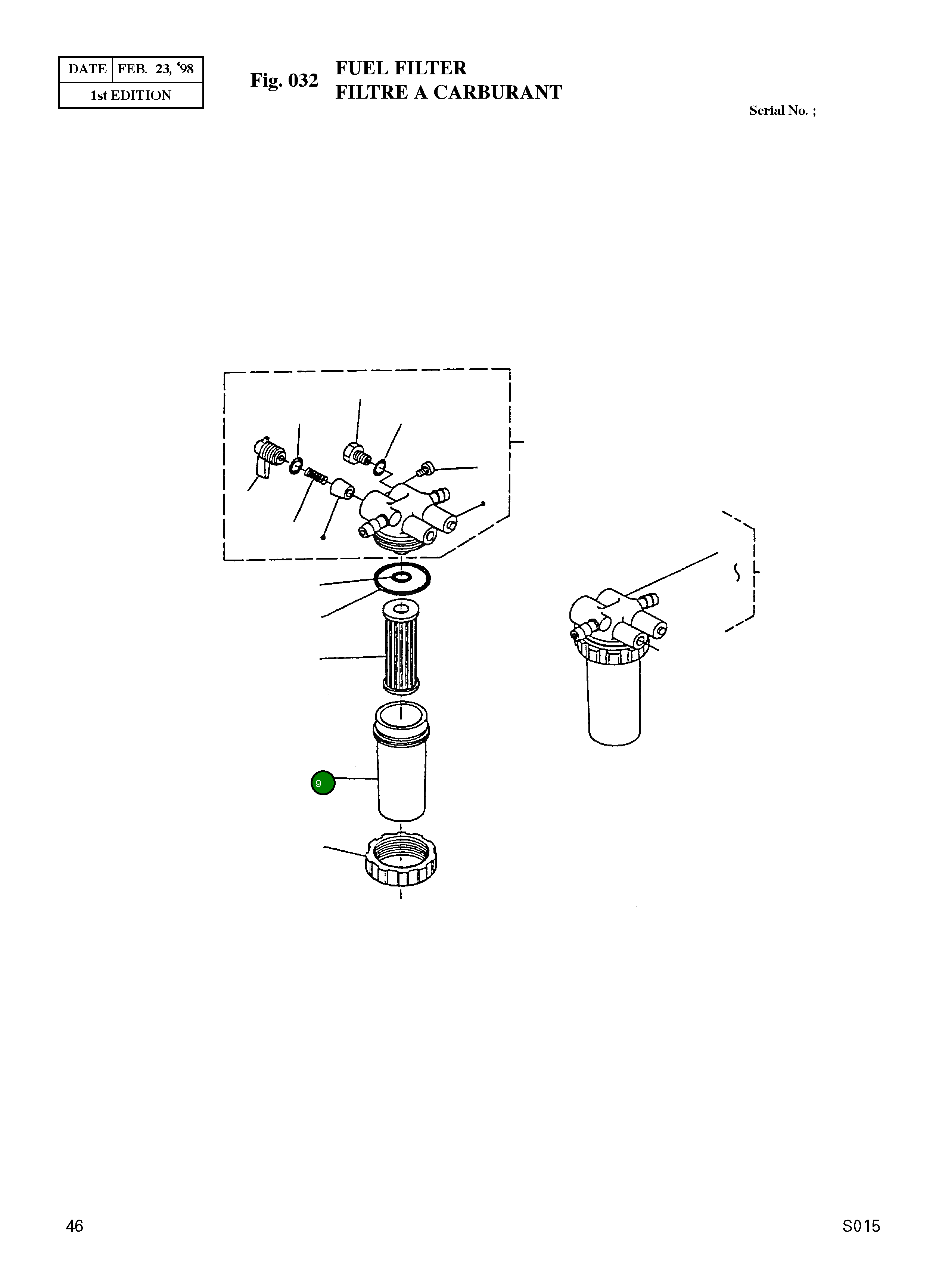 Фильтр картриджный 19204-4310-0 Komatsu