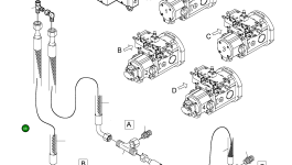 Шланг в сборе DN 8 x 4500 517 023 98 Komatsu