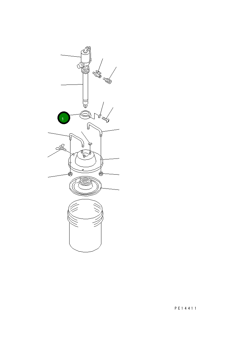 Шарнир YU702743-3 Komatsu