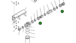 Гайка FZ955784 Komatsu
