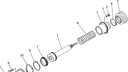 Гайка 20G-68-K2090 Komatsu