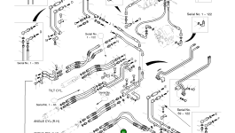 Шланг PF1/2-1520L 2184-1054D29 Komatsu