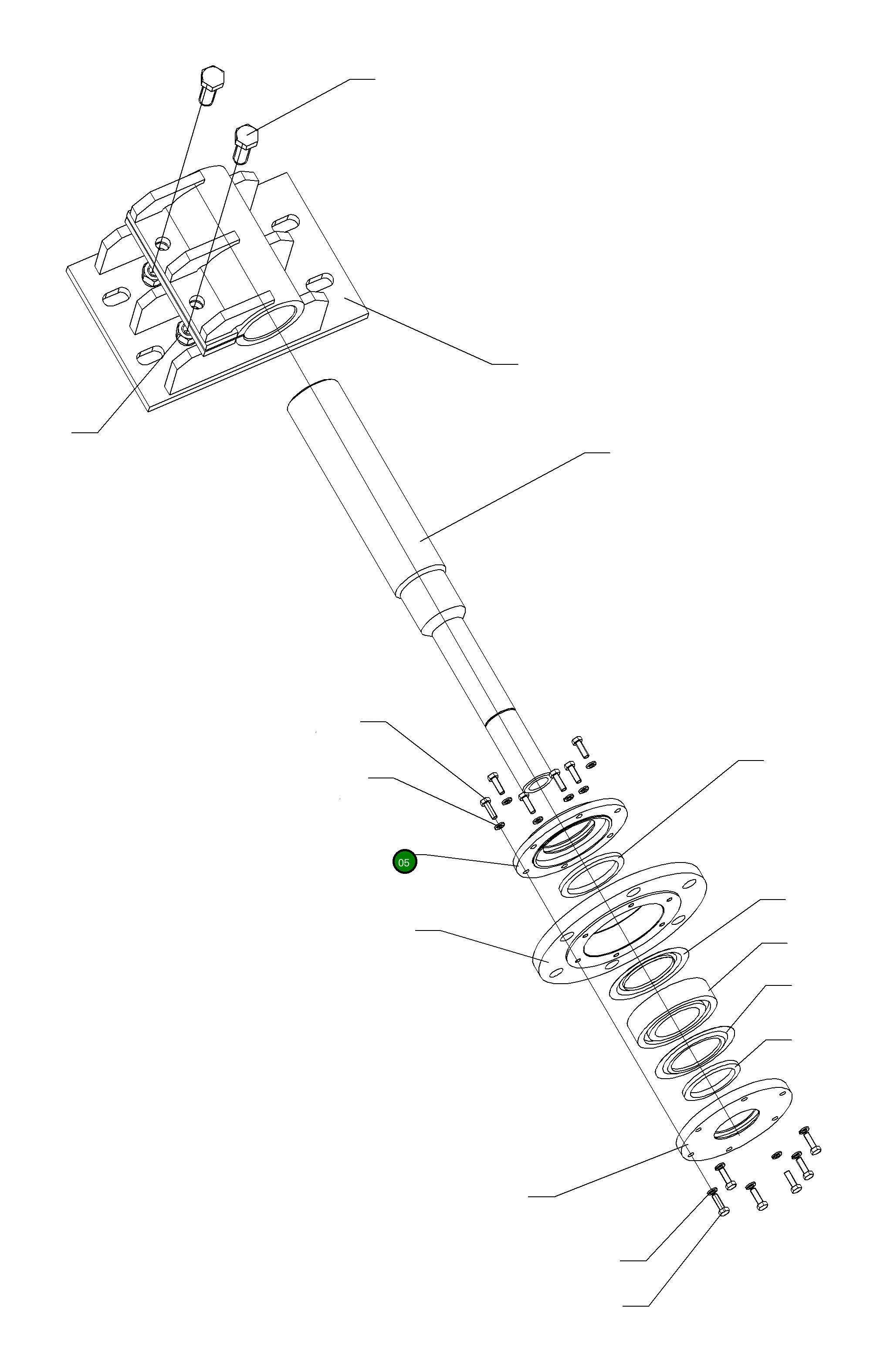 Крышка шарикоподшипника 765 243 73 Komatsu